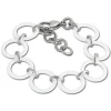Amello Armband Keramik Circle weiß Damen Edelstahlschmuck ESAX14W