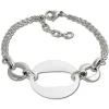 Amello Armband Keramik Round weiß Damen Edelstahlschmuck ESAX13W
