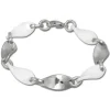 Amello Armband Keramik Welle weiß Damen Edelstahlschmuck ESAX08W