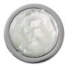 Amello Coin Muschel Perlmutt für Coinsfassung 25mm Edelstahlschmuck ESC741W
