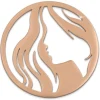 Amello Edelstahl Coin Frau rosegold für Coinsfassung Stahlschmuck ESC518E