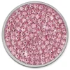 Amello Edelstahl Coin Zirkonia rosa für Coinsfassung Edelstahlschmuck ESC301A