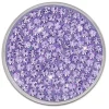 Amello Edelstahl Coin Zirkonia lila für Coinsfassung Edelstahlschmuck ESC301V