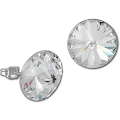 Amello Edelstahl Schmuckset Ohrring, Kette Zirkonias weiß ESSS04W