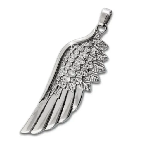 Amello Flügel Kettenanhänger Edelstahlschmuck Engelsflügel ESHS51J