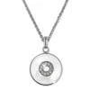 Amello Halskette Keramik Zirkonia Rund weiß Damen Edelstahlschmuck ESKX29W