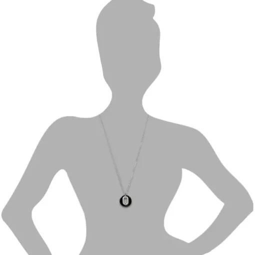 Amello Halskette Keramik Magic schwarz Damen Edelstahlschmuck ESKX03S