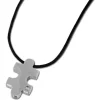 Amello Halskette Puzzle weiße Zirkonia Edelstahlschmuck Puzzel Unisex ESK021W