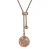 Amello Halskette rosegold Kleeblatt rose Damen Edelstahlschmuck ESKQ01E