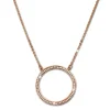 Amello Halskette rosevergoldet O-Kette Zirkonia Damen Edelstahlschmuck ESK101E