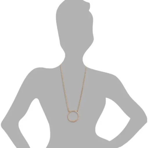 Amello Halskette rosevergoldet O-Kette Zirkonia Damen Edelstahlschmuck ESK101E
