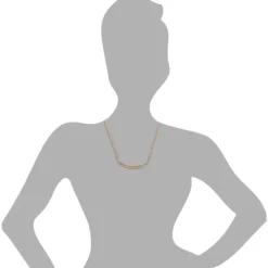 Amello Halskette Welle rosevergoldet Zirkonia Damen Edelstahlschmuck ESK102E