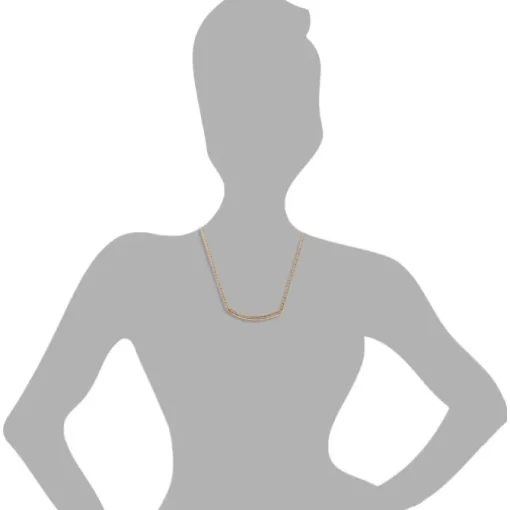 Amello Halskette Welle rosevergoldet Zirkonia Damen Edelstahlschmuck ESK102E