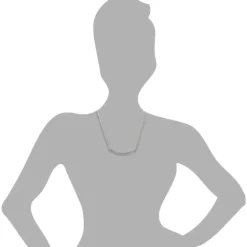 Amello Halskette Welle Zirkonia weiß Kette Damen Edelstahlschmuck ESK102J
