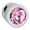 Amello Kettenanhänger Edelstahl Zirkonias Zirkonia rosa ESHS01A