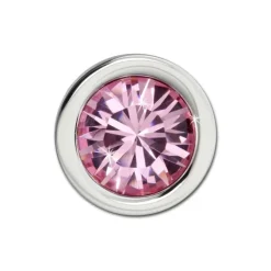 Amello Kettenanhänger Edelstahl Zirkonias Zirkonia rosa ESHS01A