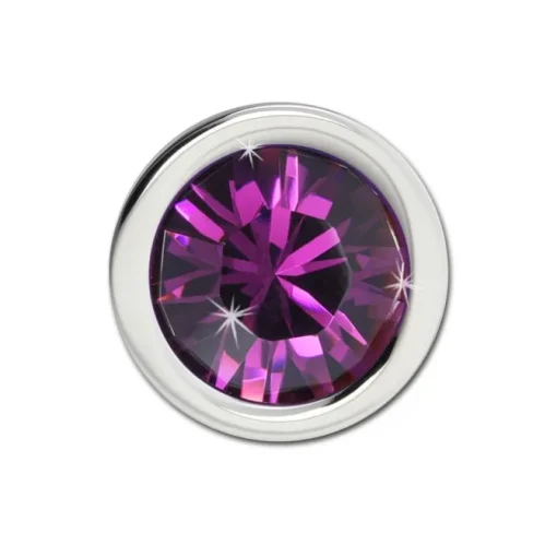Amello Kettenanhänger Edelstahl Zirkonias Zirkonia flieder ESHS01F