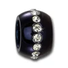 Amello Megabead Stahl Kugel lila Zirkonias Armband AMZ082V