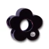 Amello Megabeads Stahl Blume lila Zirkonias Armband AMZ059V