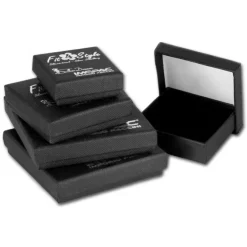 Amello Ohrringe Keramik Herz schwarz Damen Edelstahlschmuck ESOX33S