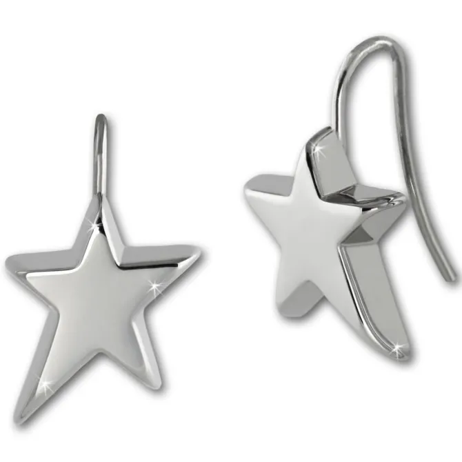 Amello Ohrringe Stern Damen Stainless Steel Edelstahlschmuck ESOX19J