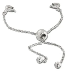 Armäleon Damen-Armband Basiskette Verschluss 925er Silber ARB001J
