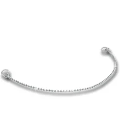 Armäleon Damen-Armband Designkette Kugelkette 925er ohne Verschluss ARD003J