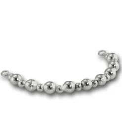 Armäleon Damen-Armband Designkette Silberkugeln 925er ohne Verschluss ARD006J