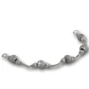 Armäleon Damen-Armband Designkette Kugel 925 Silber ohne Verschluss ARD001J