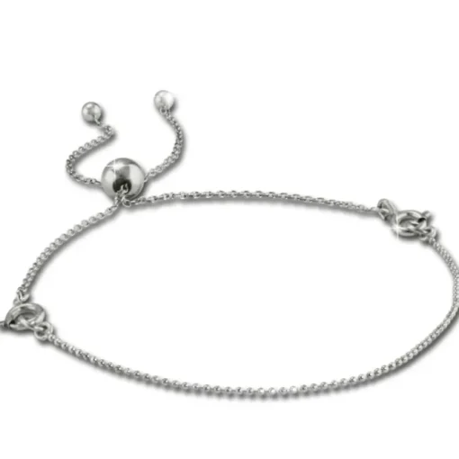 Armäleon Damenarmband Komplettset Kugelkette Design+Verschluss 925er ARS003J