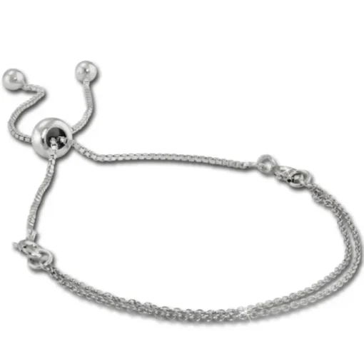 Armäleon Damenarmband Komplettset Ketten Design+Verschluss 925 Silber ARS014J