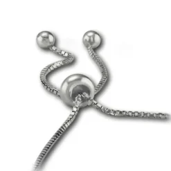 Armäleon Damenarmband Komplettset Perlen weiß Design+Verschluss 925er ARS011W