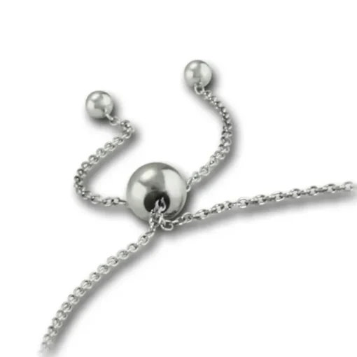 Armäleon Damenarmband Komplettset Kugel Design+Verschluss 925 Silber ARS001J