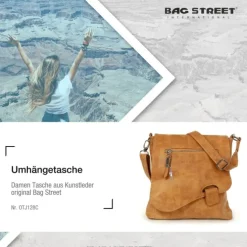Bag Street , Kunstleder cognac,braun Tasche OTJ128C