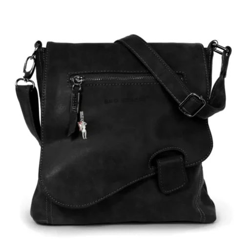 Bag Street , Kunstleder schwarz Handtasche OTJ128S
