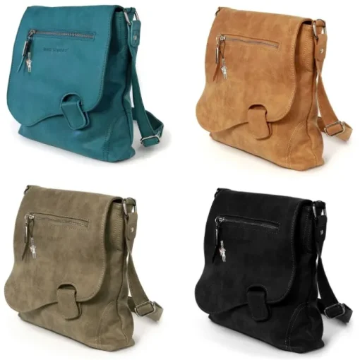 Bag Street , Kunstleder schwarz Handtasche OTJ128S