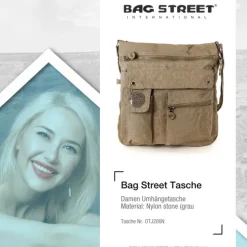 Bag Street Crinkle Nylon stone Cross-Body OTJ206N