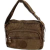 Bag Street leichte Nylon braun Handtasche OTJ227N