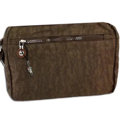 Bag Street leichte Nylon braun Handtasche OTJ227N
