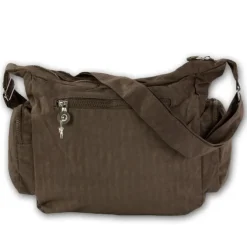 Bag Street Nylon braun Damen crossover OTJ205N