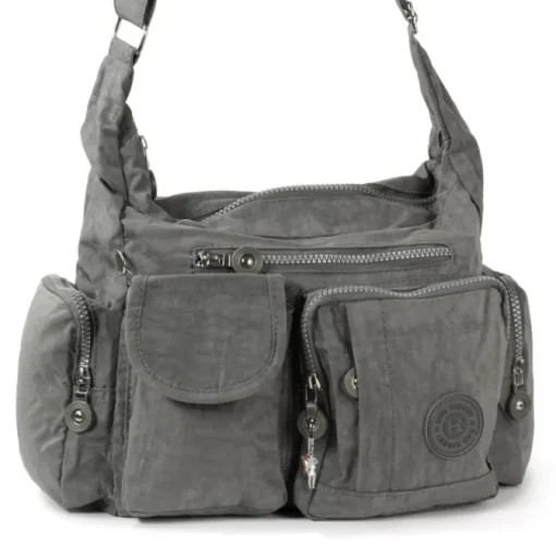 Bag Street Nylon grau Modische Crossover OTJ205K