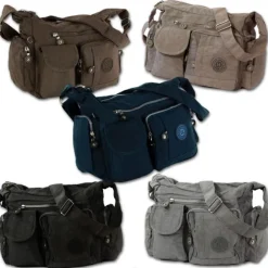 Bag Street Nylon navy Damen crossover OTJ205B