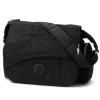 Bag Street Nylon schwarz Überschlagtasche Crossover OTJ214S