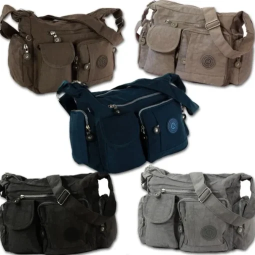 Bag Street Nylon schwarz Modische Crossover OTJ205S