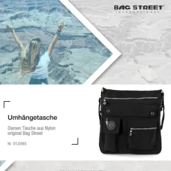 Bag Street Nylon schwarz Cross-Body OTJ206S