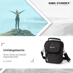 Bag Street Polyester schwarz Crossover OTJ250S