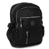 Bag Street Rucksack, Handtasche Nylon schwarz Damen Cityrucksack OTJ604S