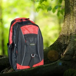 Bag Street Rucksack Nylon schwarz/rot Freizeit - Sportrucksack OTJ6540R