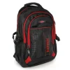 Bag Street Rucksack Synthetik schwarz, rot Laptopfach Laptoprucksack OTJ605R