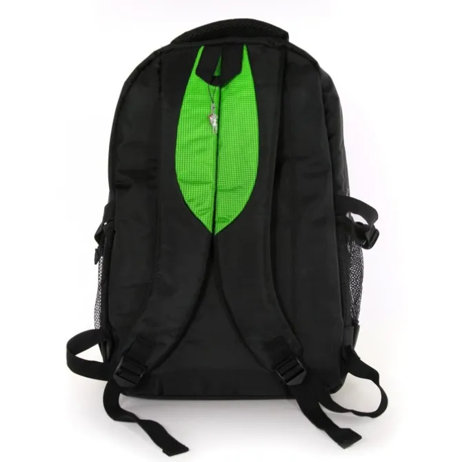 Bag Street Rucksack Synthetik schwarz, grün Laptopfach Laptoprucksack OTJ605G